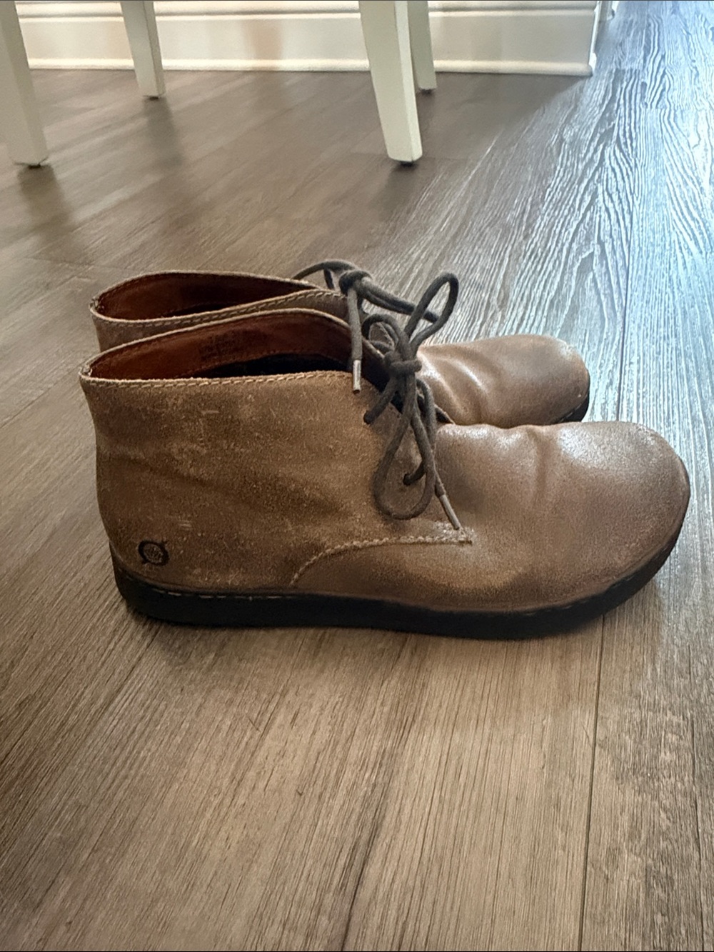 Born Brown Leather Ankle Boots